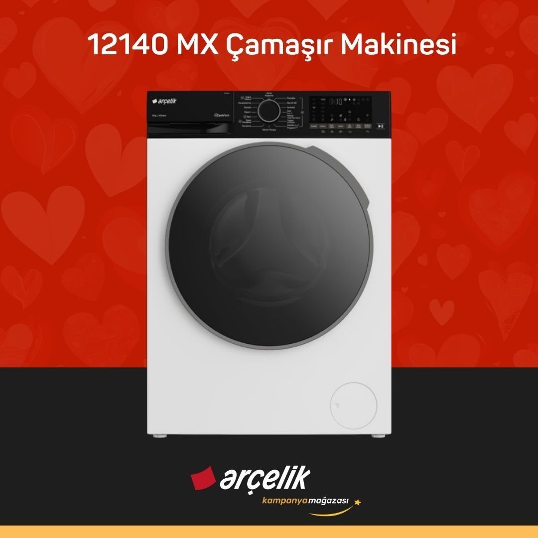 ARÇELİK 12140 MX Çamaşır Makinesi ( Tüm Türkiye Teslimat )
