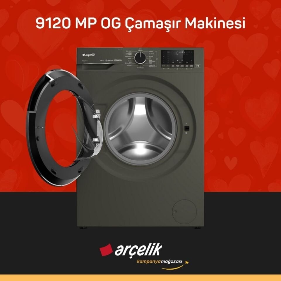 ARÇELİK 9120 MP OG Çamaşır Makinesi ( Tüm Türkiye Teslimat )