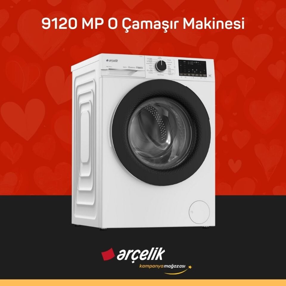 ARÇELİK 9120 MP O Çamaşır Makinesi ( Tüm Türkiye Teslimat )