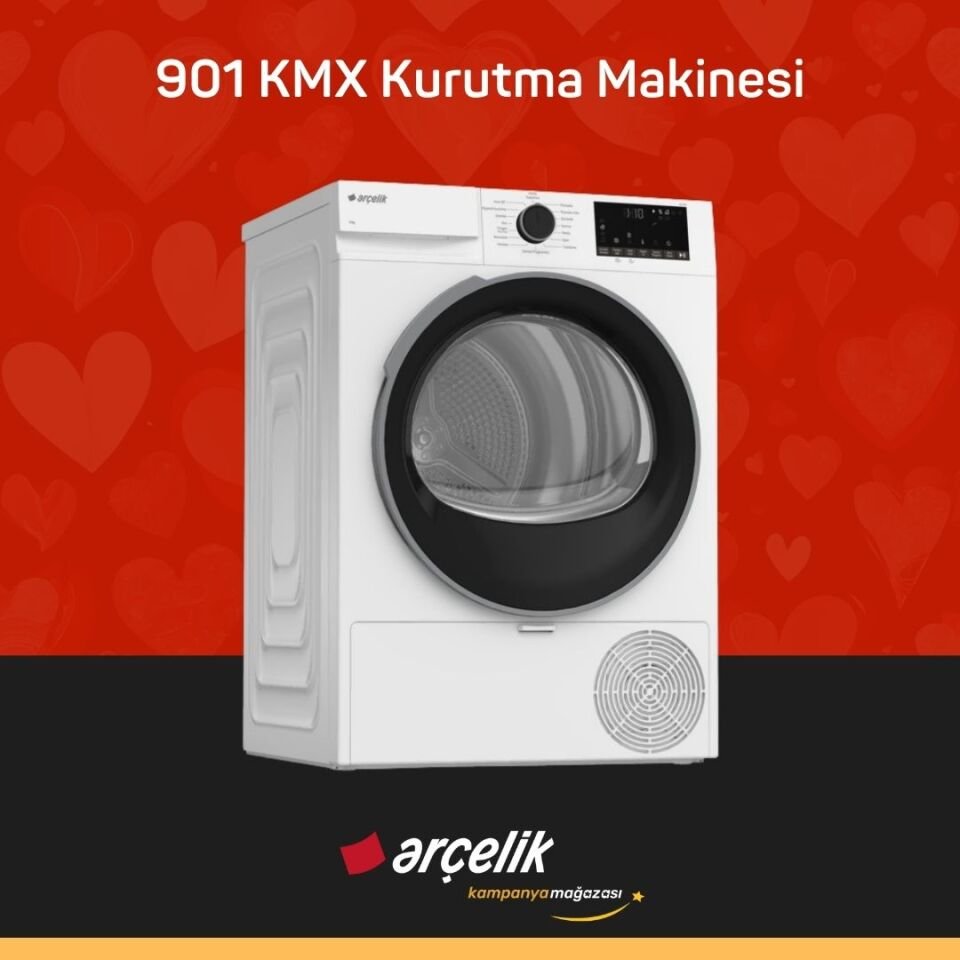 ARÇELİK 9100 DMX Çamaşır Makinesi - 901 KMX Kurutma Makinesi