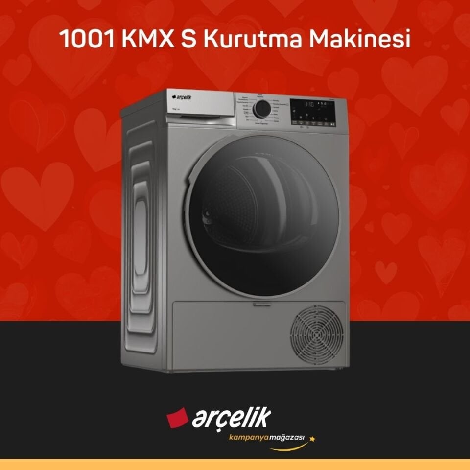 ARÇELİK 10120 MXS Çamaşır Makinesi - 1001 KMX S Kurutma Makinesi