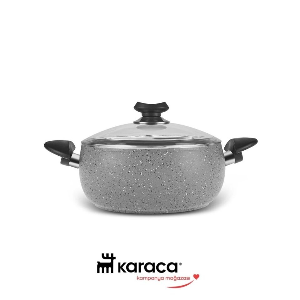 Karaca  Biogranit Avanos 7 Parça Tencere Seti Gri