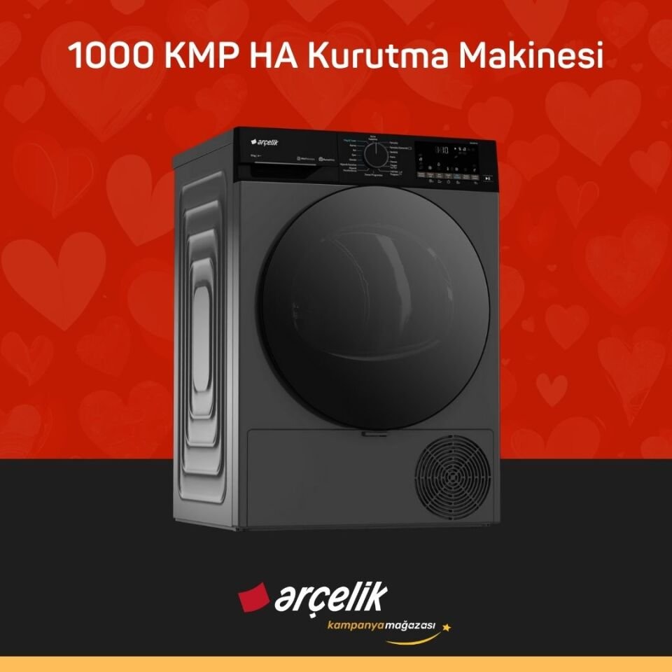 ARÇELİK 10120 IMP Çamaşır Makinesi - 1000 KMP HA Kurutma Makinesi