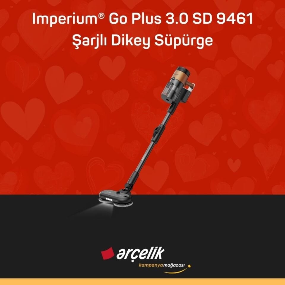 ARÇELİK Imperium® Go Plus 3.0 SD 9461 Şarjlı Dikey Süpürge