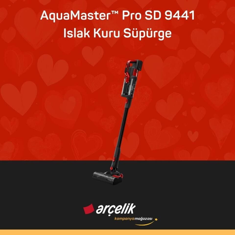 ARÇELİK AquaMaster™ Pro SD 9441 Islak Kuru Süpürge