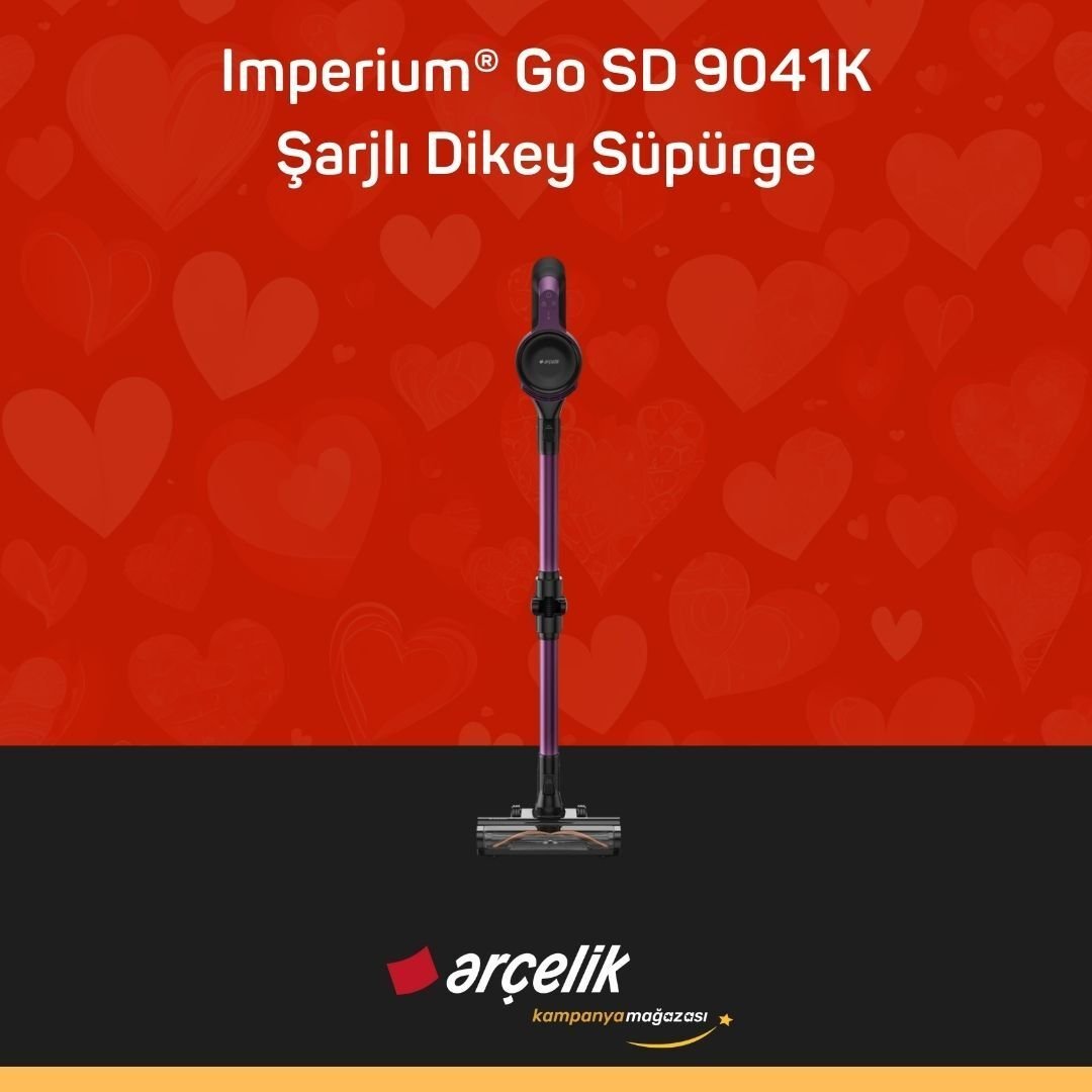 ARÇELİK Imperium® Go SD 9041K Şarjlı Dik Süpürge Şarjlı Dikey Süpürge