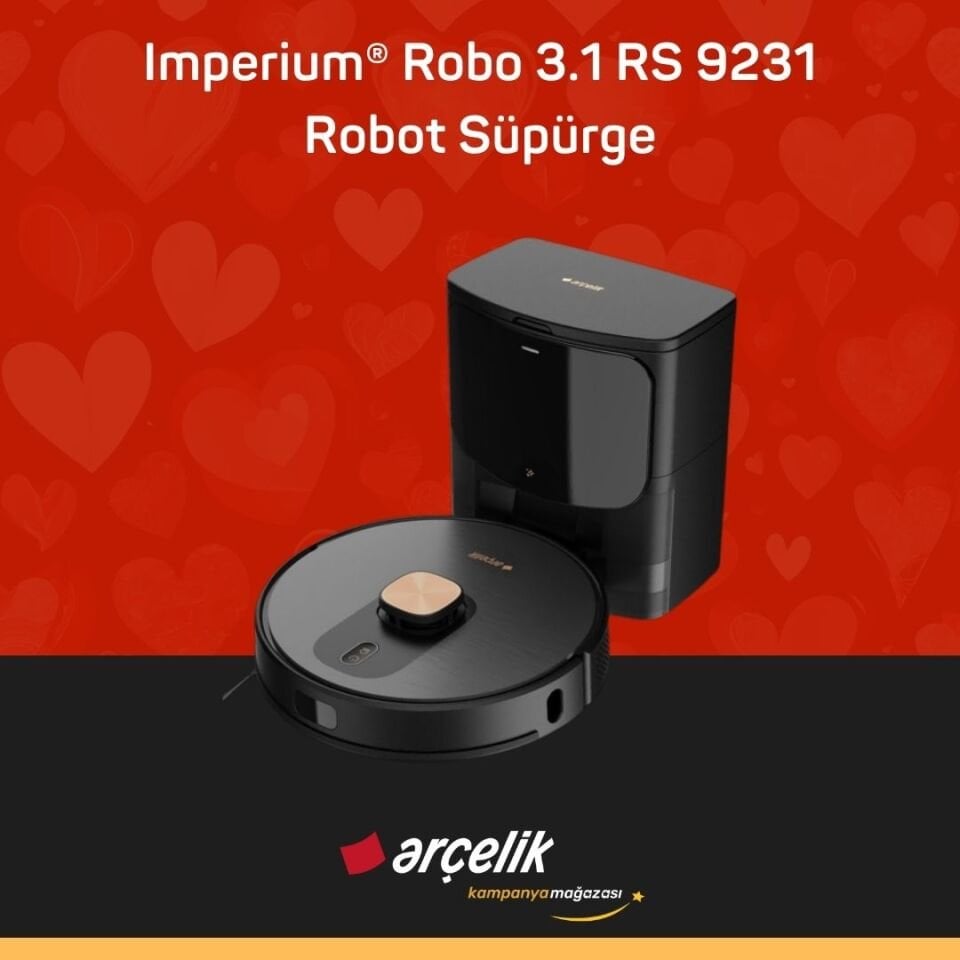 ARÇELİK Imperium® Robo 3.1 RS 9231 Robot Süpürge