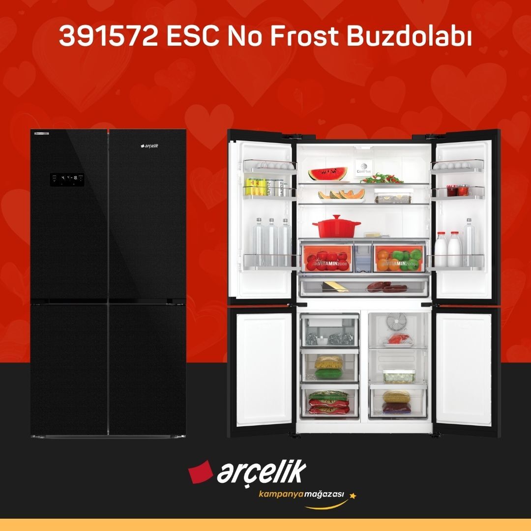 ARÇELİK 391572 ESC Gardırop Tipi Buzdolabı