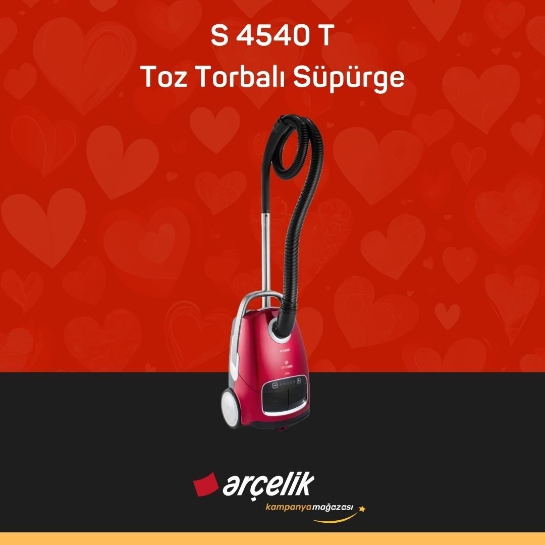 ARÇELİK S 4540 T Toz Torbalı Süpürge