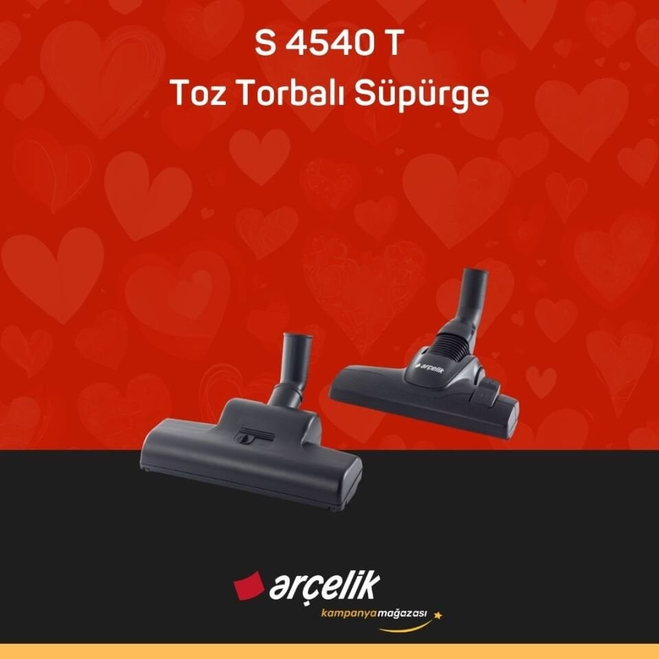 ARÇELİK S 4540 T Toz Torbalı Süpürge