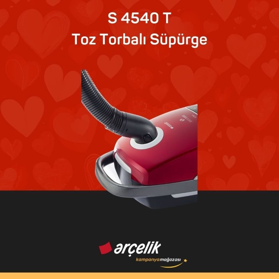 ARÇELİK S 4540 T Toz Torbalı Süpürge