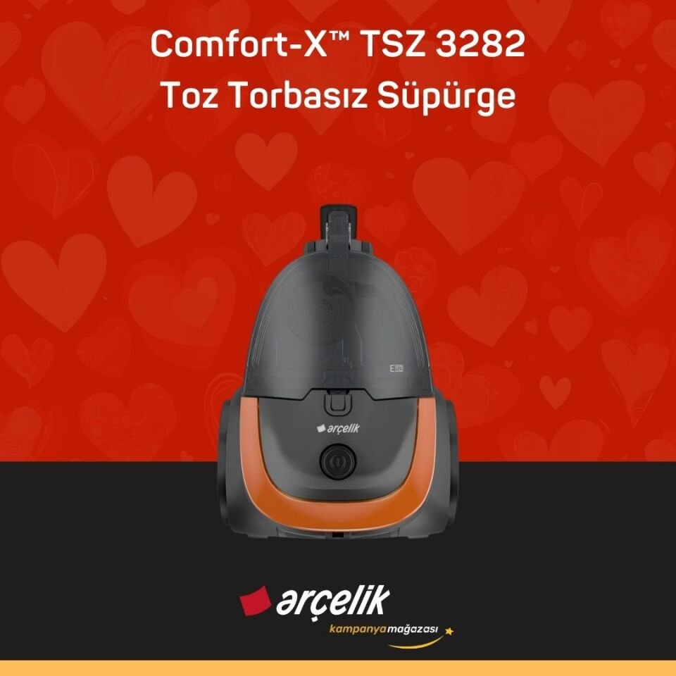 ARÇELİK Comfort-X™ TSZ 3282 Toz Torbasız Süpürge