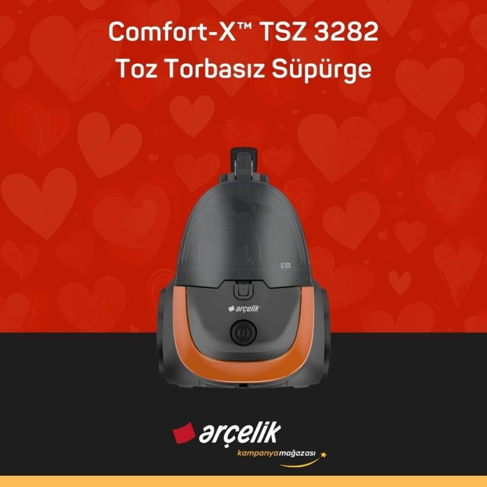 ARÇELİK Comfort-X™ TSZ 3282 Toz Torbasız Süpürge