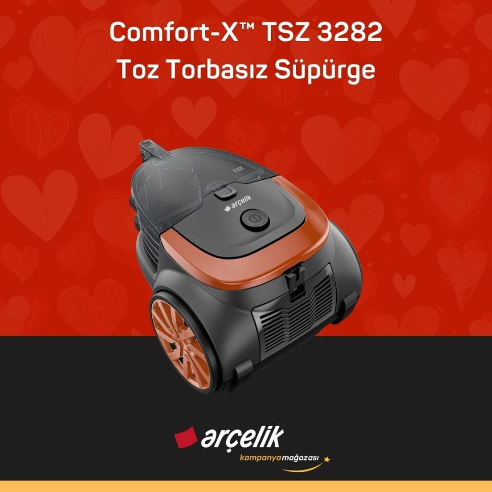 ARÇELİK Comfort-X™ TSZ 3282 Toz Torbasız Süpürge