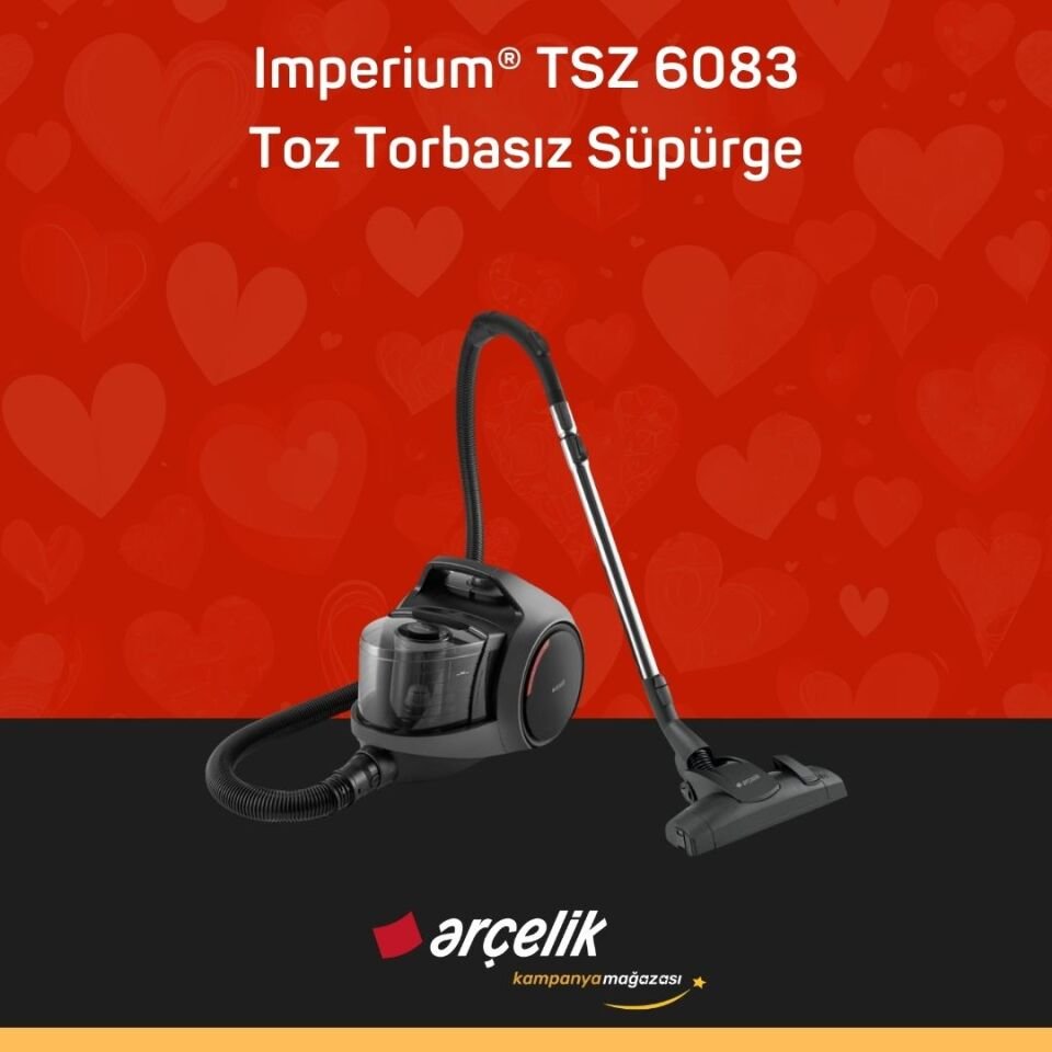 ARÇELİK Imperium® TSZ 6083 Toz Torbasız Süpürge