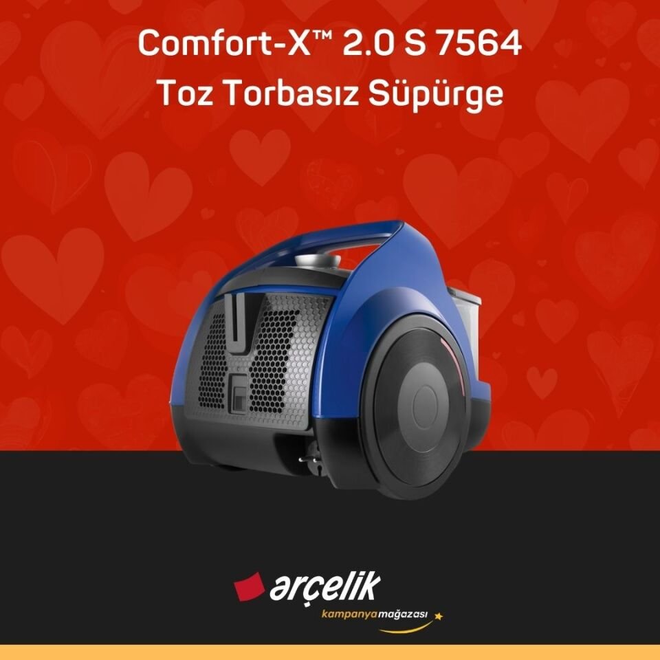 ARÇELİK Comfort-X™ 2.0 S 7564 Toz Torbasız Süpürge