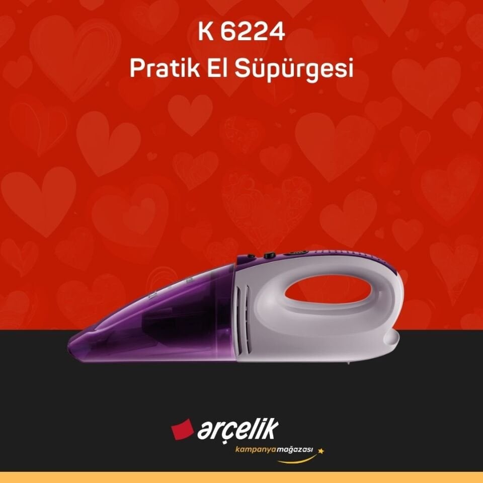 ARÇELİK K 6224 Pratik El Süpürgesi