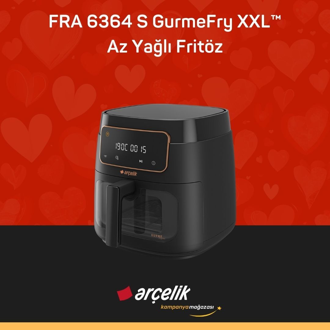 ARÇELİK FRA 6364 S GurmeFry XXL™️ Az Yağlı Fritöz