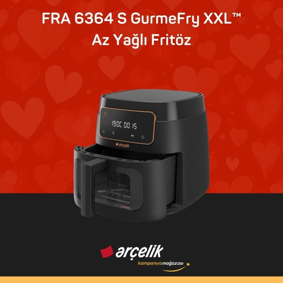 ARÇELİK FRA 6364 S GurmeFry XXL™️ Az Yağlı Fritöz