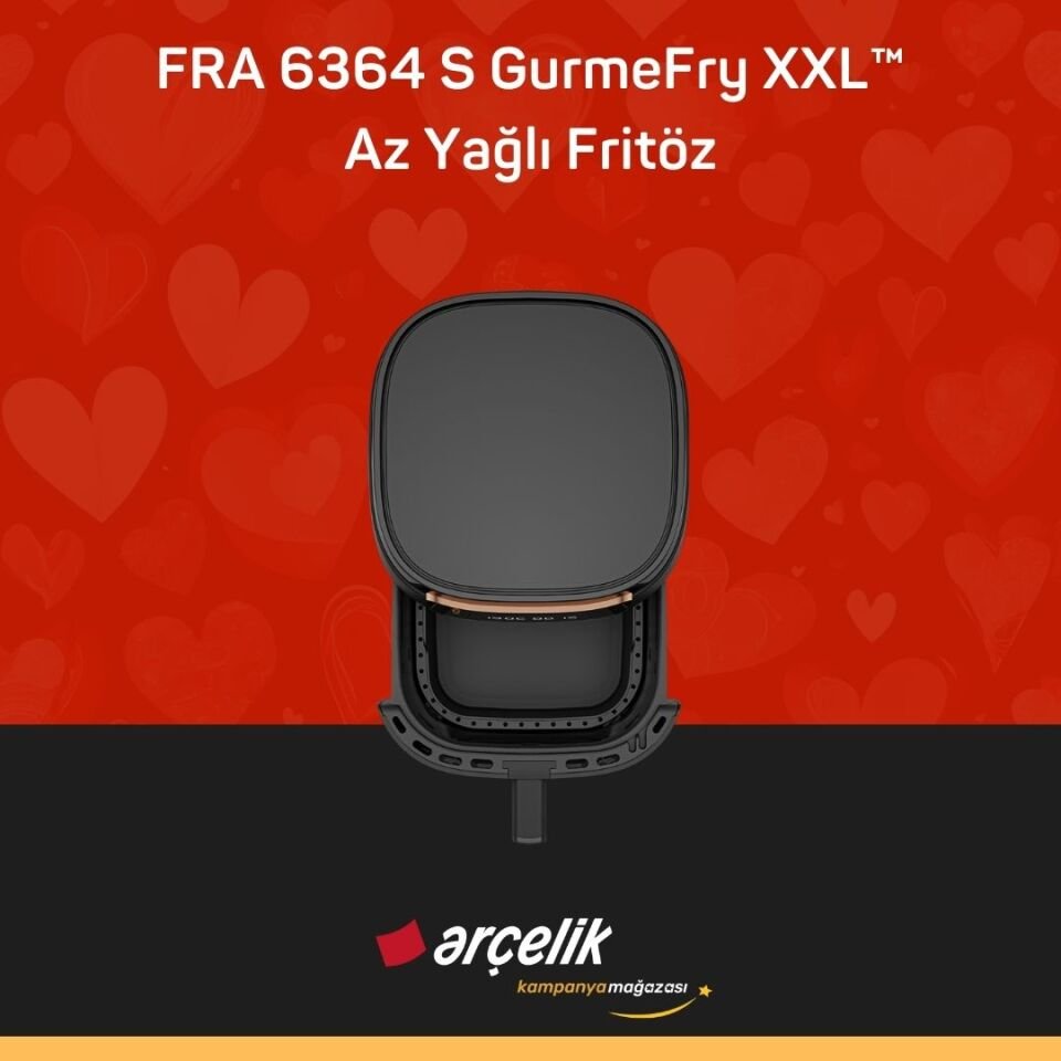 ARÇELİK FRA 6364 S GurmeFry XXL™️ Az Yağlı Fritöz