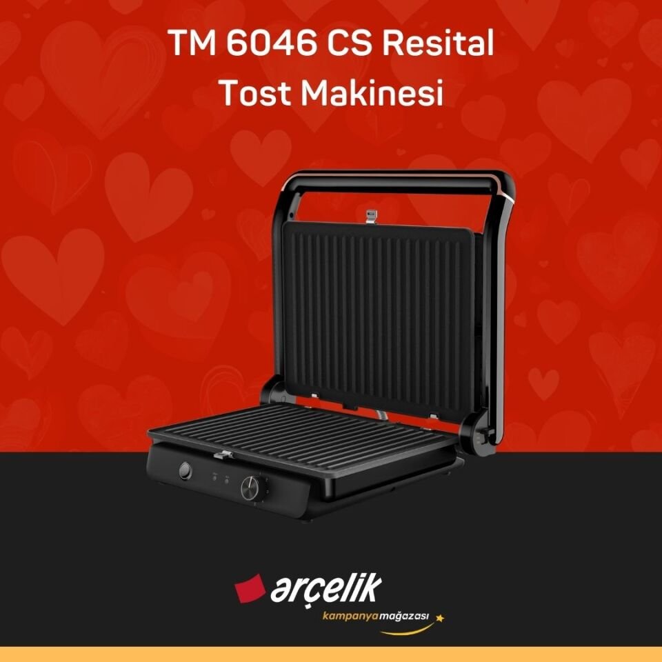 ARÇELİK TM 6046 CS Resital Tost Makinesi