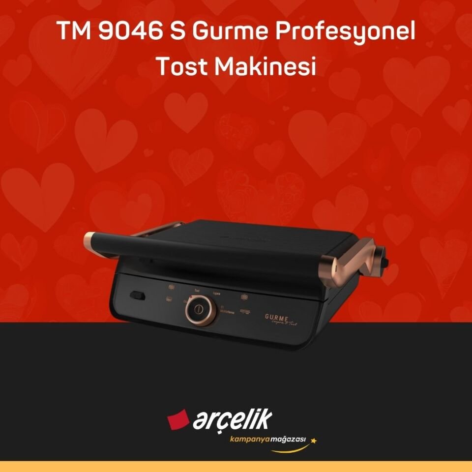 ARÇELİK TM 9046 S Gurme Profesyonel Tost Makinesi