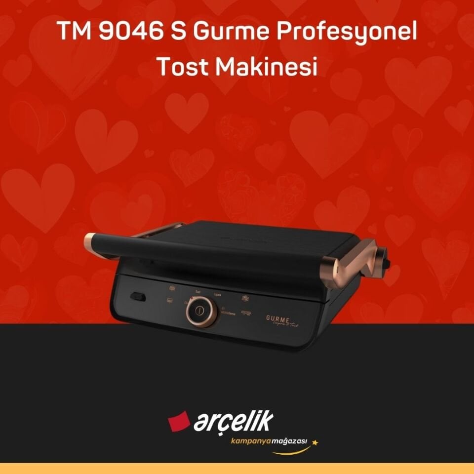 ARÇELİK TM 9046 S Gurme Profesyonel Tost Makinesi