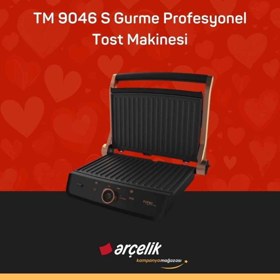ARÇELİK TM 9046 S Gurme Profesyonel Tost Makinesi