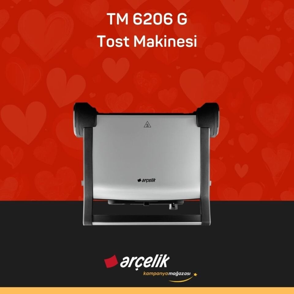 ARÇELİK TM 6206 G Tost Makinesi