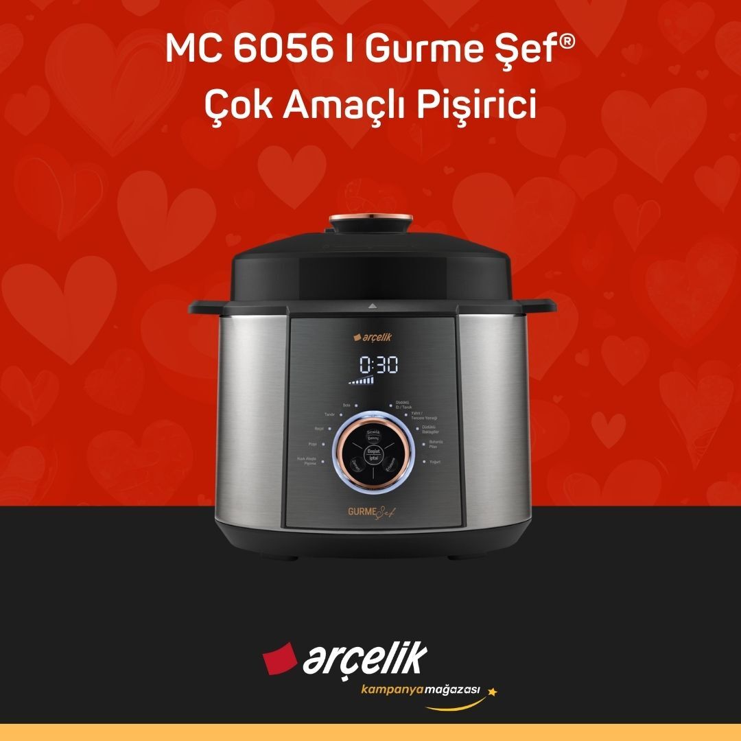 ARÇELİK MC 6056 I Gurme Şef® Çok Amaçlı Pişirici