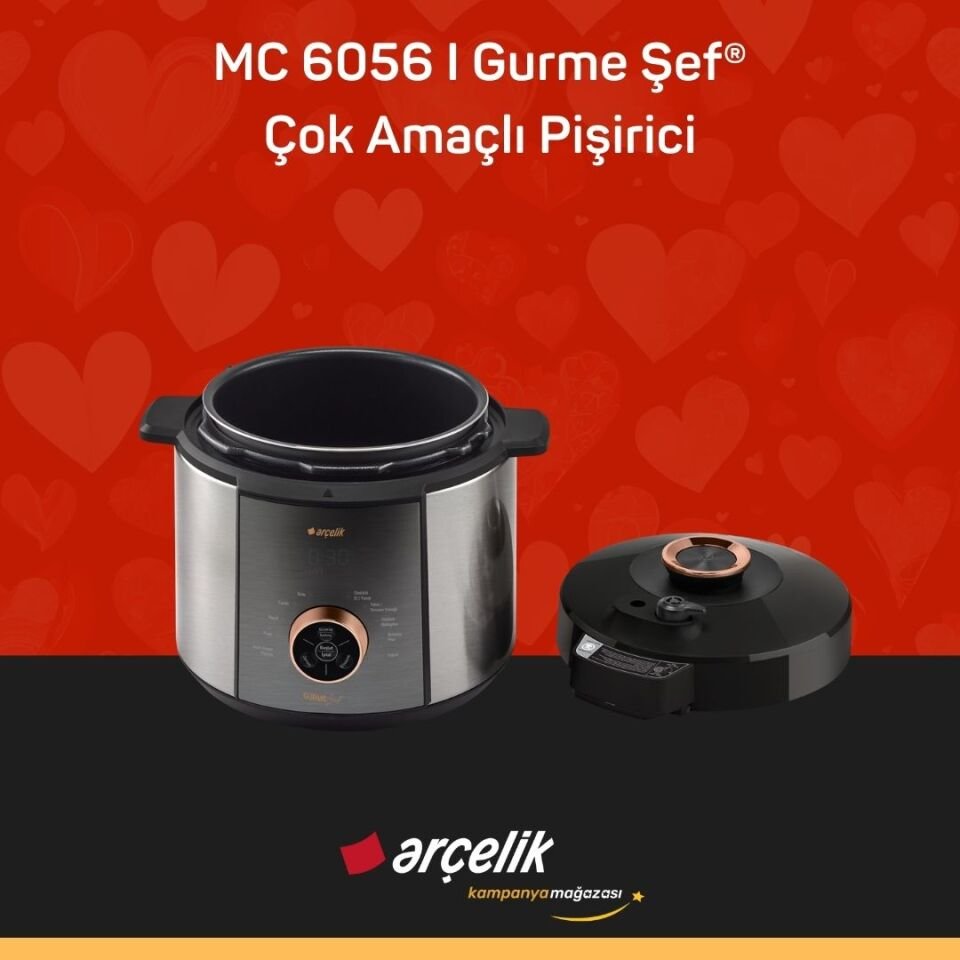 ARÇELİK MC 6056 I Gurme Şef® Çok Amaçlı Pişirici