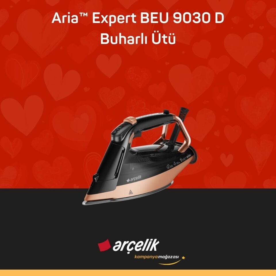 ARÇELİK Aria™ Expert BEU 9030 D Buharlı Ütü