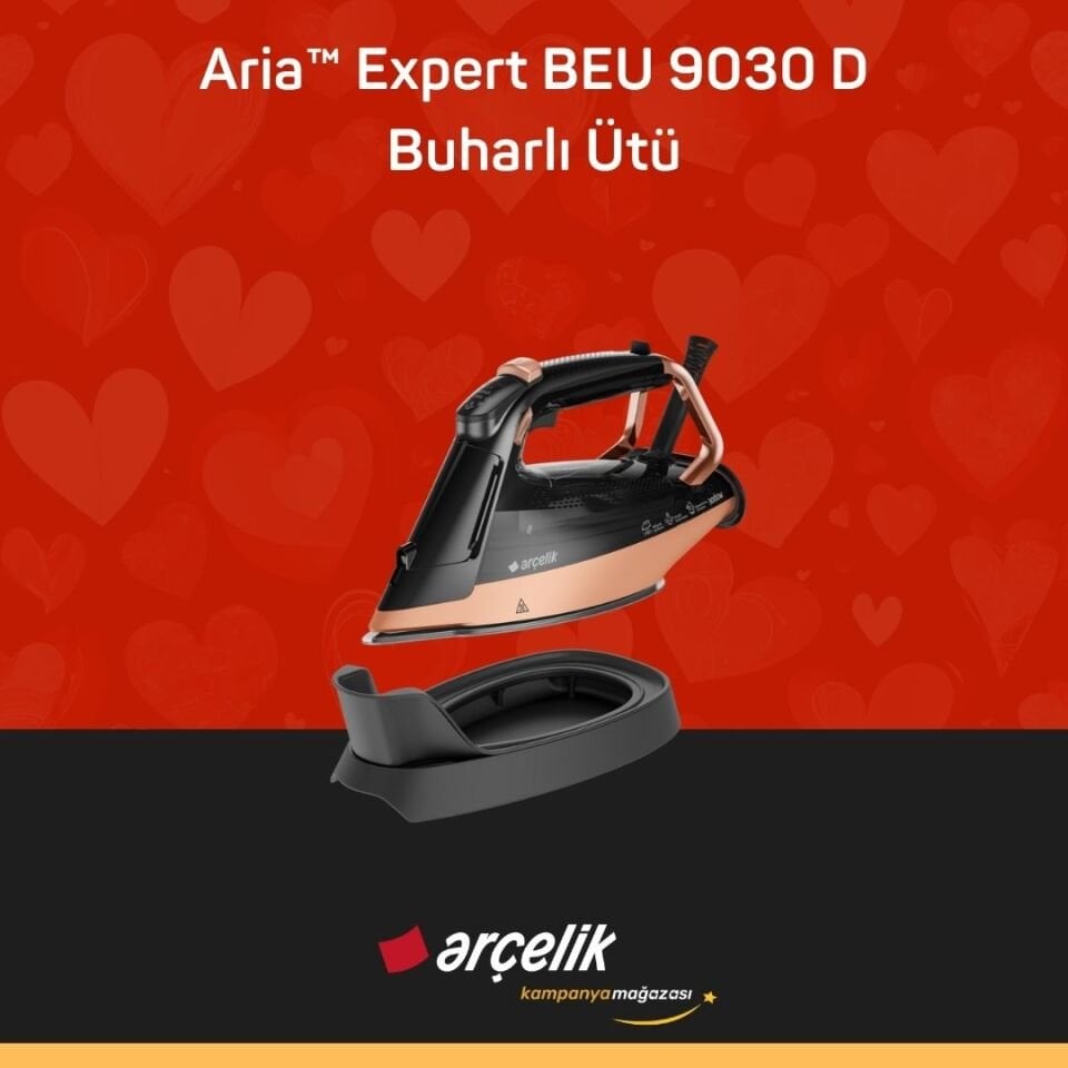 ARÇELİK Aria™ Expert BEU 9030 D Buharlı Ütü