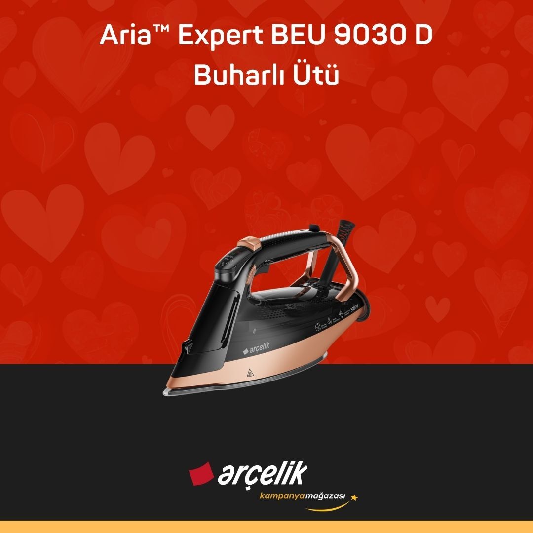 ARÇELİK Aria™ Expert BEU 9030 D Buharlı Ütü