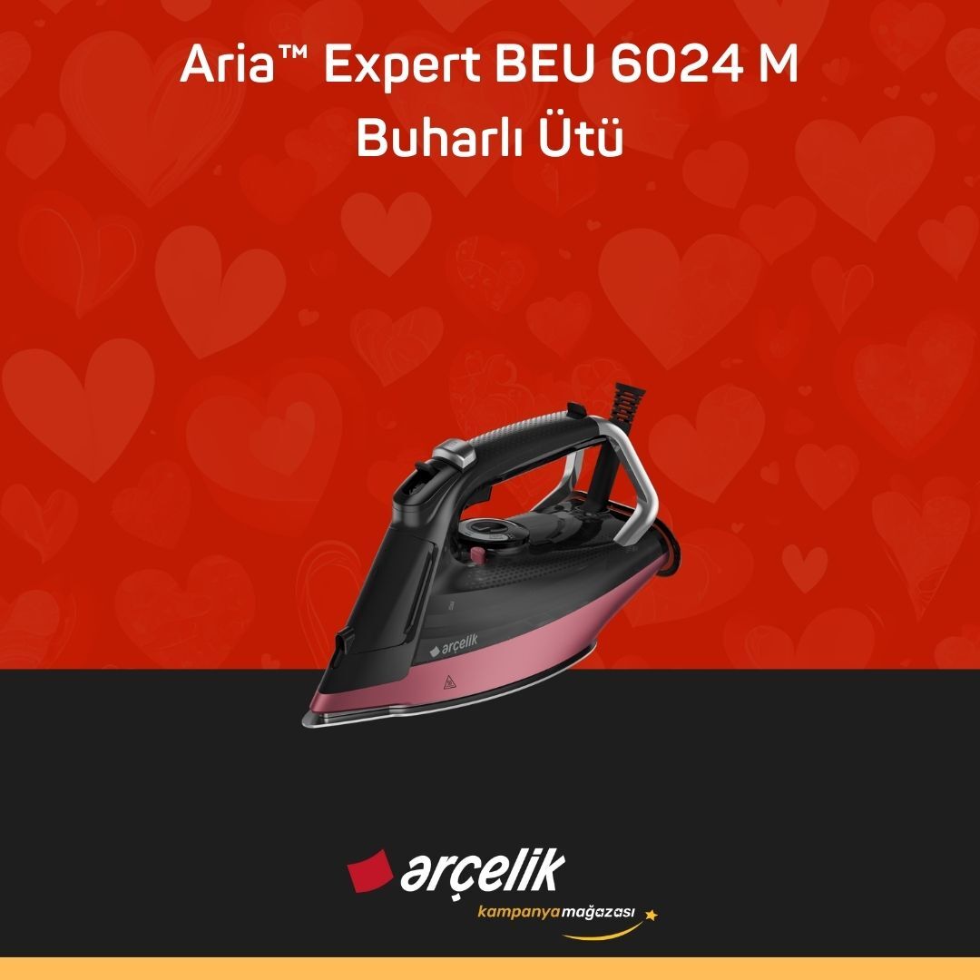 ARÇELİK Aria™ Expert BEU 6024 M Buharlı Ütü