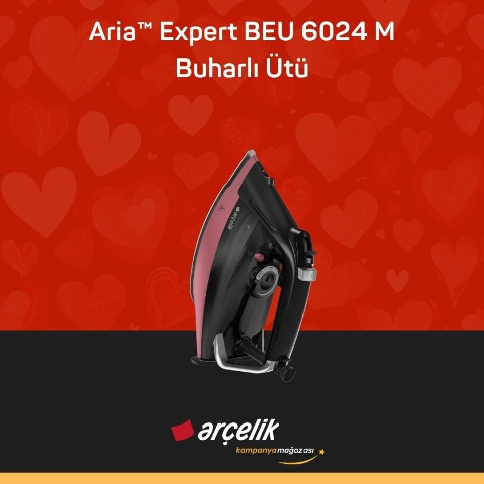 ARÇELİK Aria™ Expert BEU 6024 M Buharlı Ütü