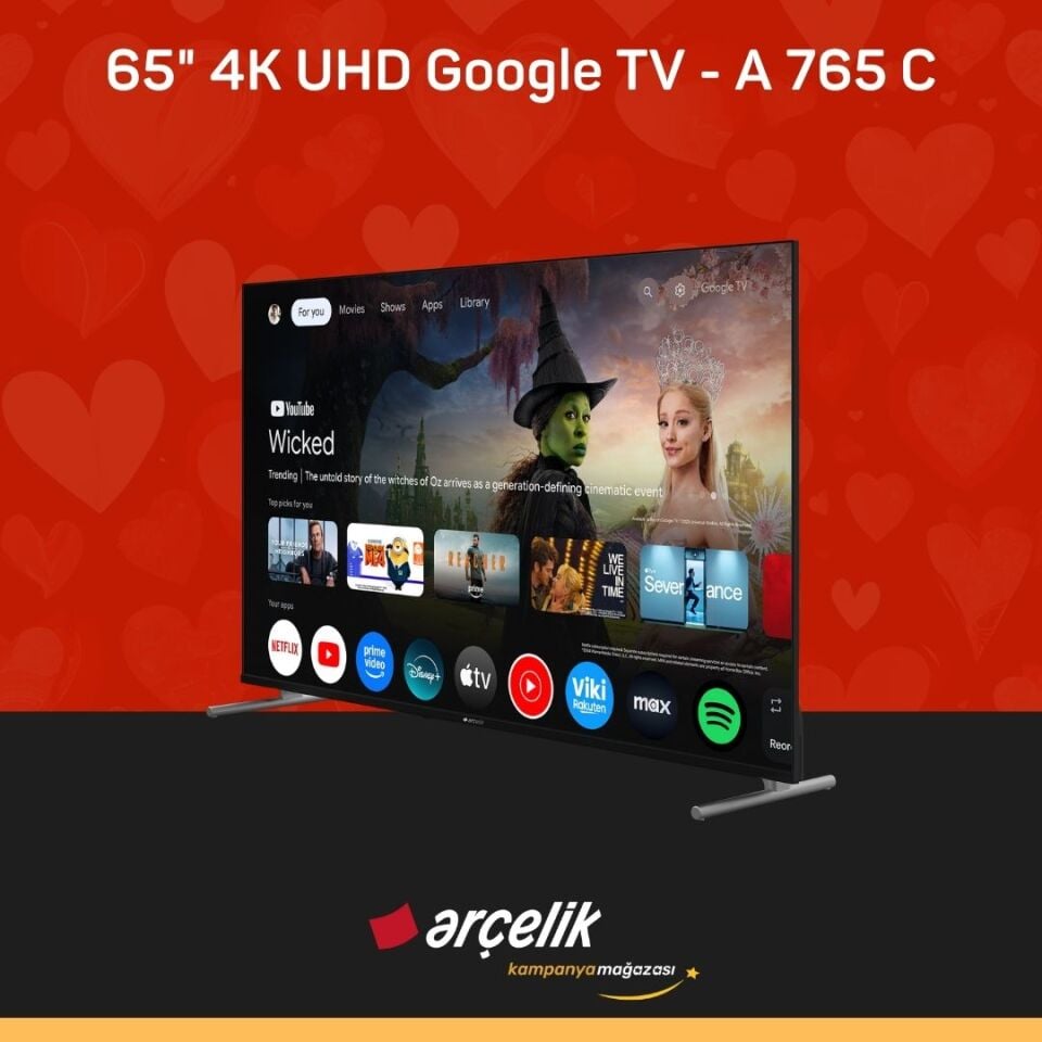 ARÇELİK 7 Serisi 65'' 4K UHD Google TV - A 765 C