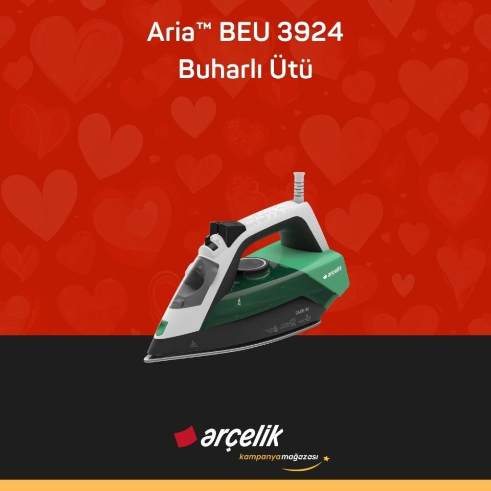 ARÇELİK Aria™ BEU 3924 Buharlı Ütü