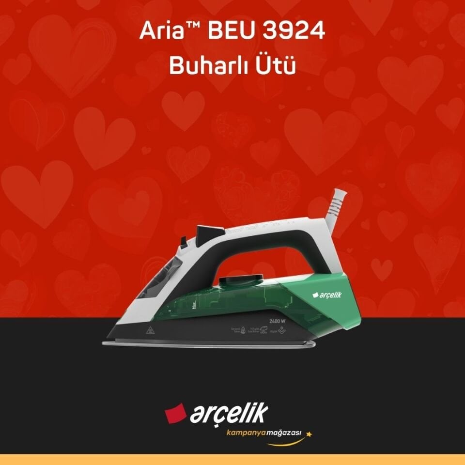 ARÇELİK Aria™ BEU 3924 Buharlı Ütü