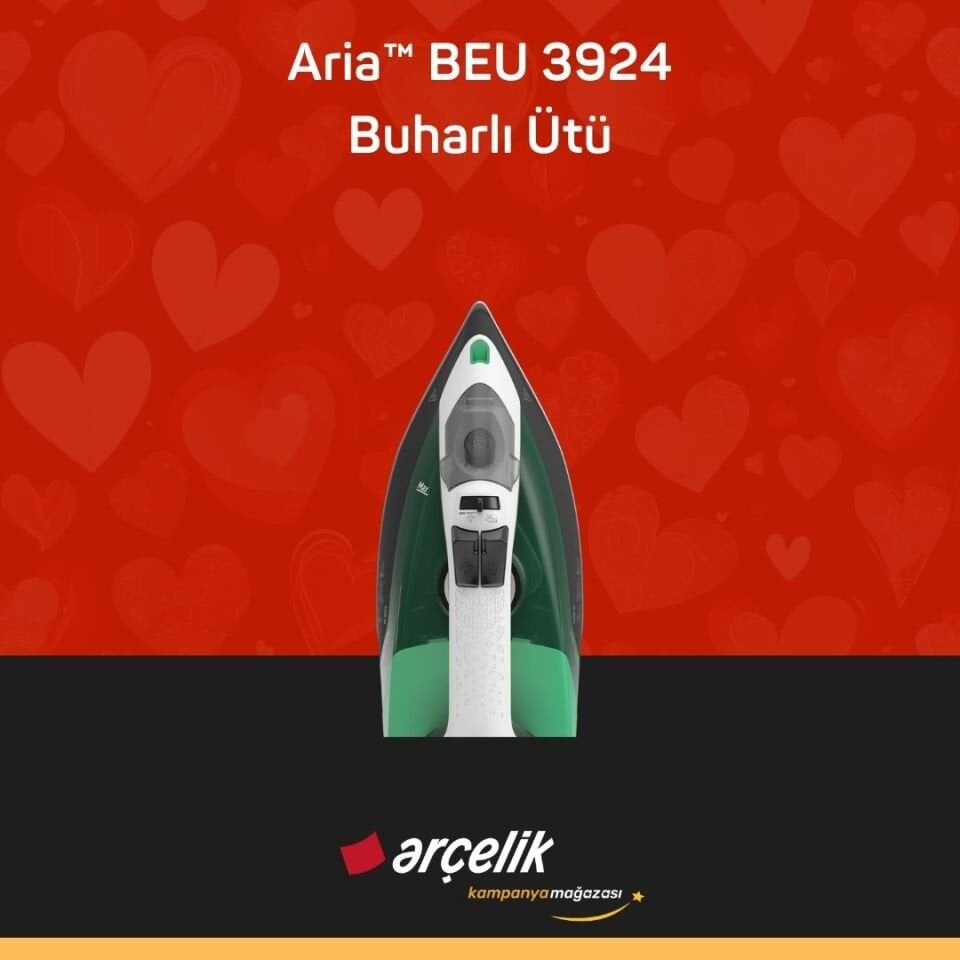ARÇELİK Aria™ BEU 3924 Buharlı Ütü
