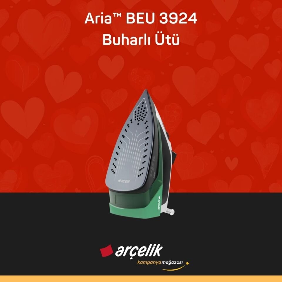 ARÇELİK Aria™ BEU 3924 Buharlı Ütü