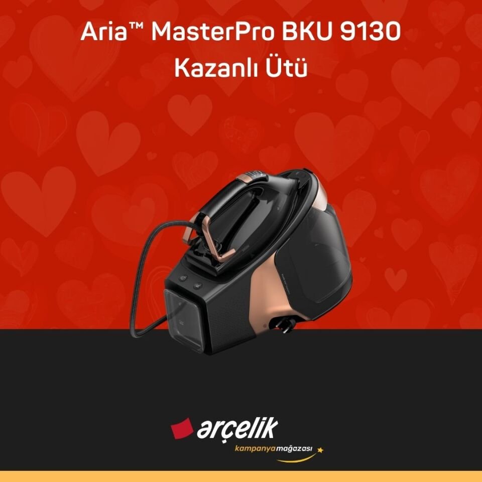ARÇELİK Aria™ MasterPro BKU 9130 Kazanlı Ütü