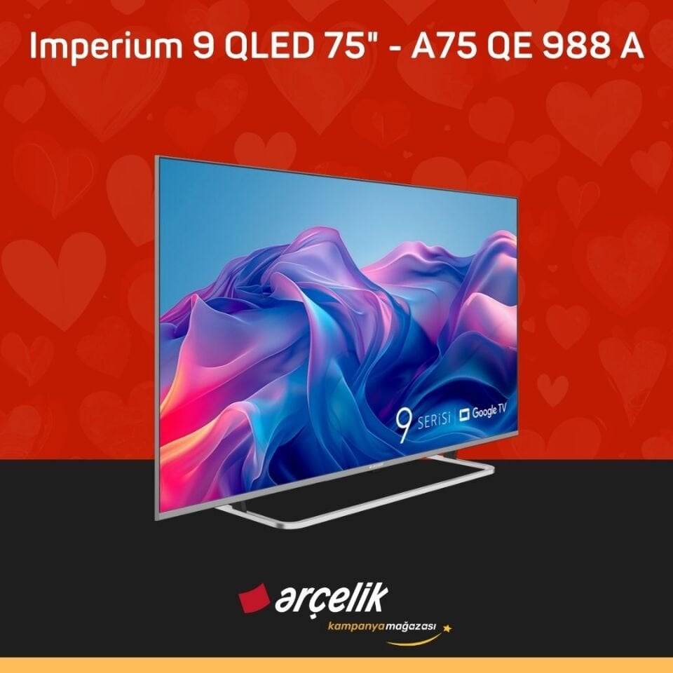 ARÇELİK Imperium 9 QLED 120Hz 75'' 4K UHD Google TV - A75 QE 988 A