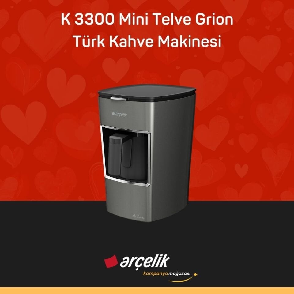 ARÇELİK K 3300 Mini Telve Grion Türk Kahve Makinesi