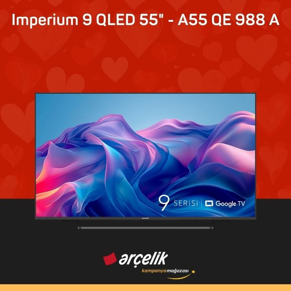 ARÇELİK Imperium 9 QLED 55'' 4K UHD Google TV - A55 QE 988 A