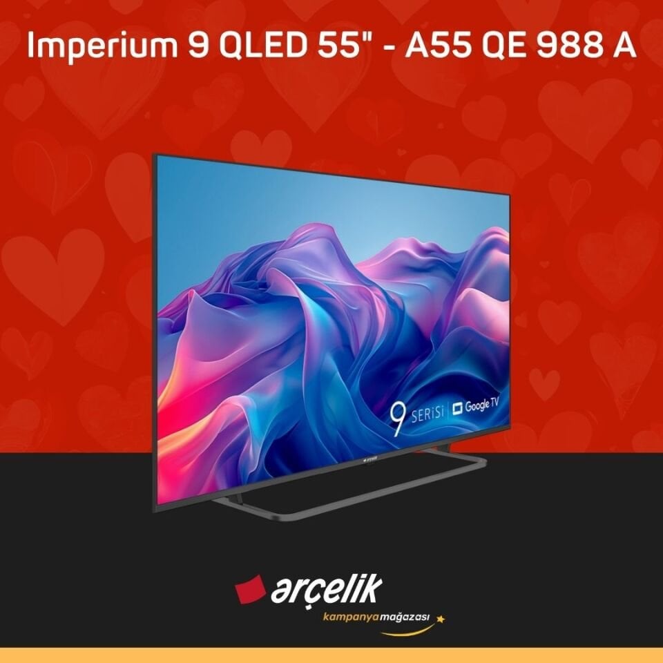 ARÇELİK Imperium 9 QLED 55'' 4K UHD Google TV - A55 QE 988 A