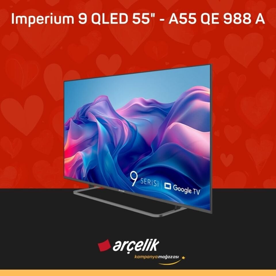 ARÇELİK Imperium 9 QLED 55'' 4K UHD Google TV - A55 QE 988 A