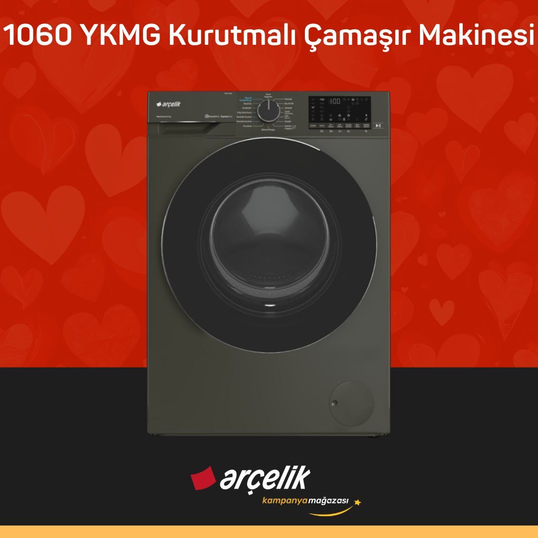 ARÇELİK 1060 YKMG Kurutmalı Çamaşır Makinesi