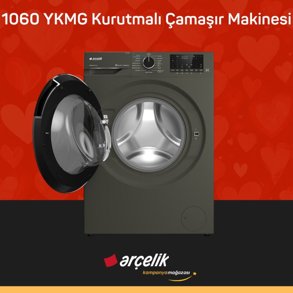 ARÇELİK 1060 YKMG Kurutmalı Çamaşır Makinesi
