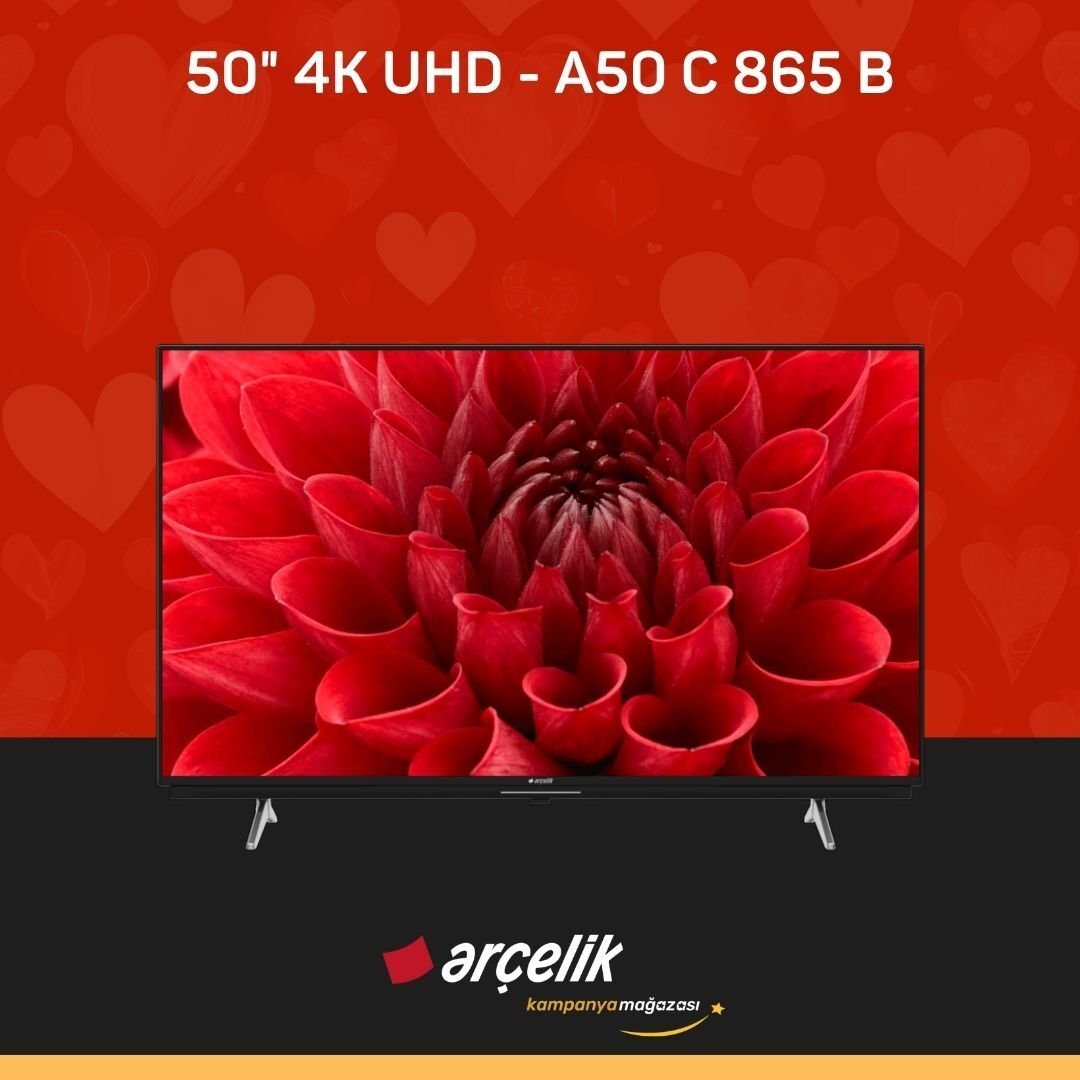 ARÇELİK 8 Serisi A50 C 865 B Smart TV